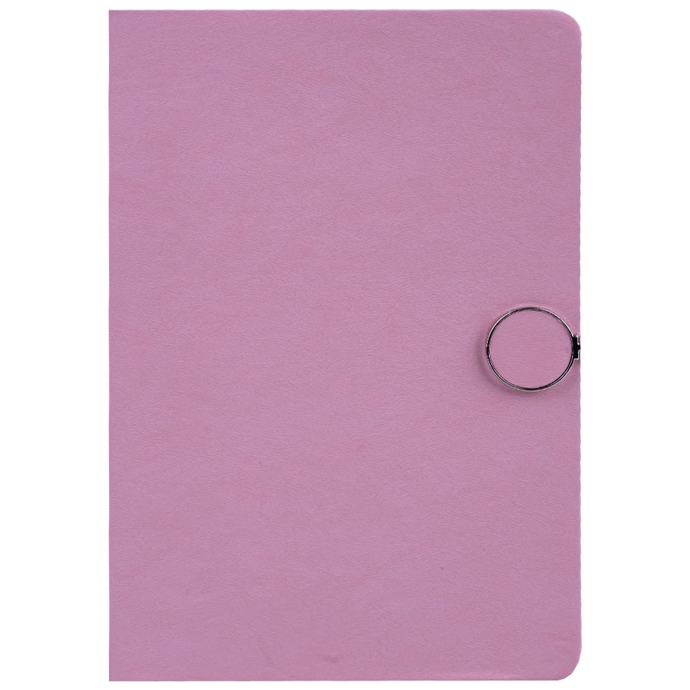 Agenda nedatata 25k, cu magnet,roz 96 file
