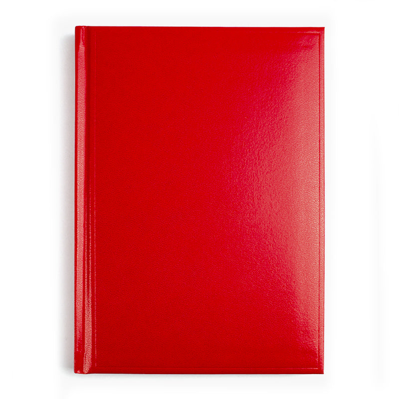 Agenda nedatata A5, rosu