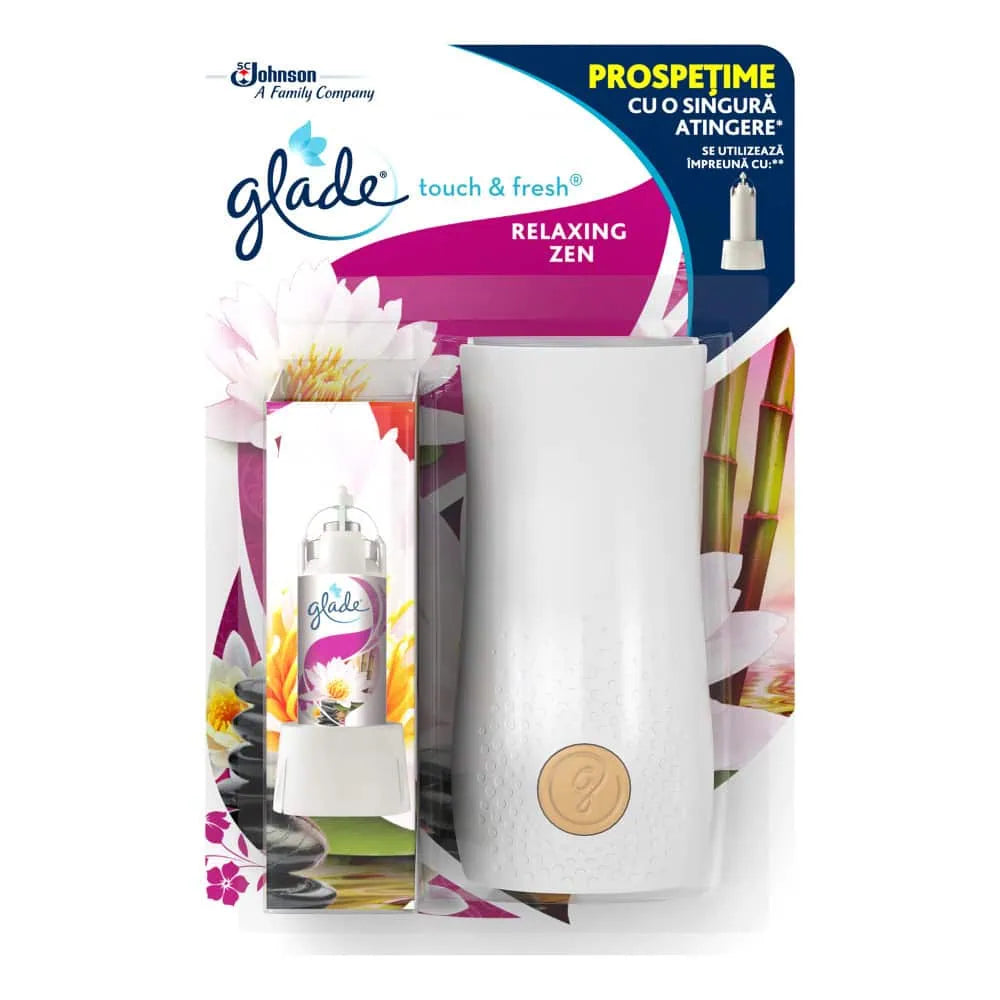 Odorizant camera microspray Glade cu rezerva 10ml