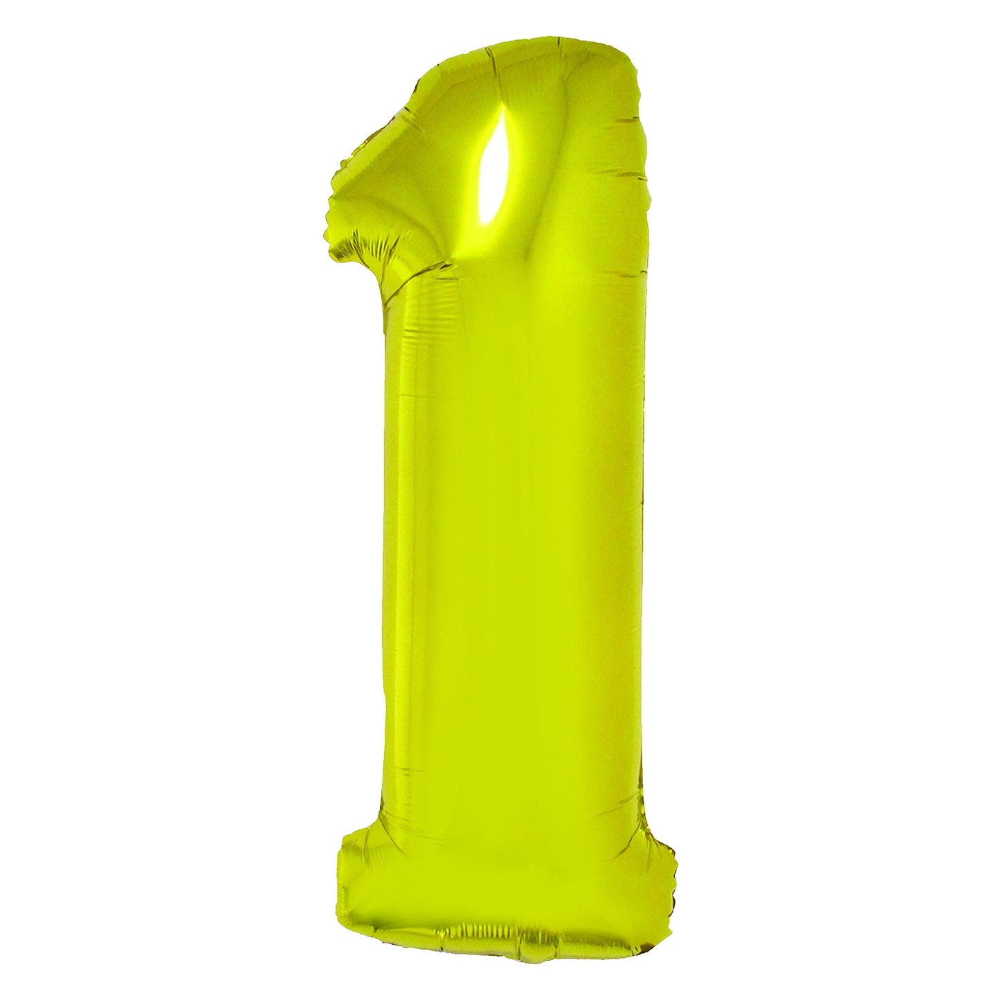 Balon decorativ gigant din folie cifra 1, culoare auriu metalizat, înălțime 100 cm, brand DACO, ideal pentru aniversări și ședințe foto