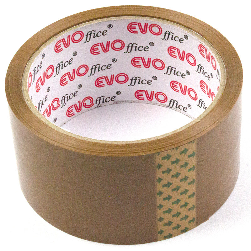 Banda adeziva impachetat, maro, 48mm*40m, EVOffice