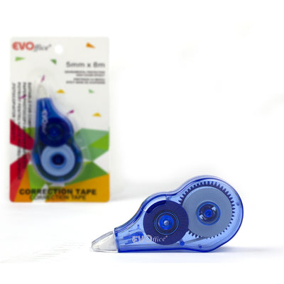 Banda corectoare Evoffice 5mm x 8m cu forma ergonomica si suport pentru degete rescriere imediata