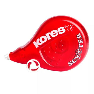 Banda corectoare Kores Scooter Color 4.2mm x 8m cu sistem patentat de rotite pentru ghidare exacta si rescriere imediata