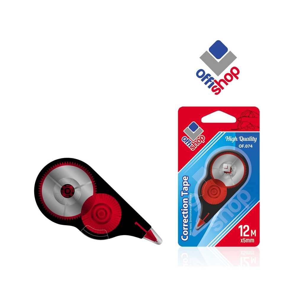 Banda corectoare Offishop 5mm x 12m aplicare uscata rescriere imediata fara incretirea hartiei
