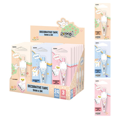Banda decorativa, dispenser cu mecanism, 5mmx3m, 1 buc/blister - S-COOL