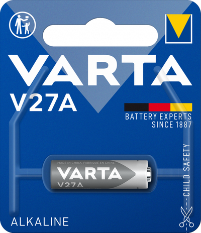 Baterie alcalin? V27A, 12V, 7.7x28 mm, 1 buc