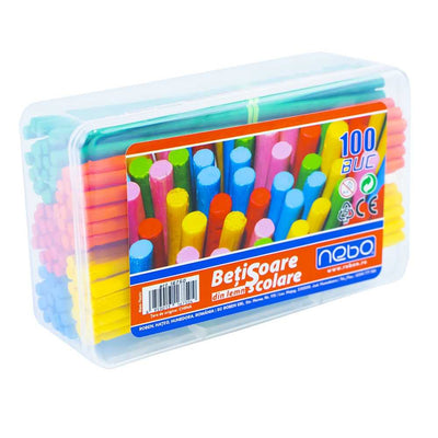 Betisoare scolare de lemn 100 buc/set - NEBO