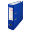 Biblioraft Carton Plastifiat Cu Margine Metalica, Buzunar Plastic, A4, 7.5 Cm Evoffice -Albastru