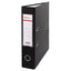 Biblioraft Carton Plastifiat Cu Margine Metalica, Buzunar Plastic, A4, 7.5 Cm Evoffice - Negru