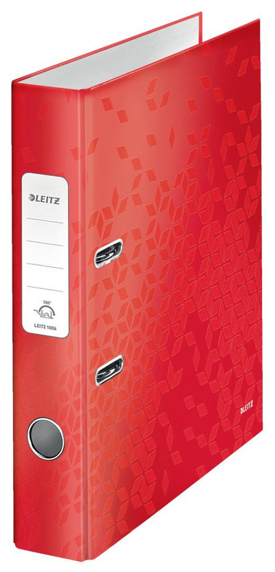 Biblioraft Plastifiat 5.2Cm Roz Metalizat Wow Leitz