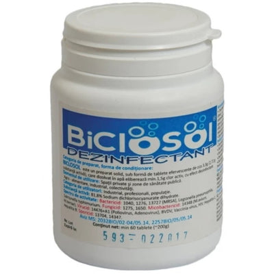 Tablete dezinfectante clorigene efervescente Biclosol 60 tablete