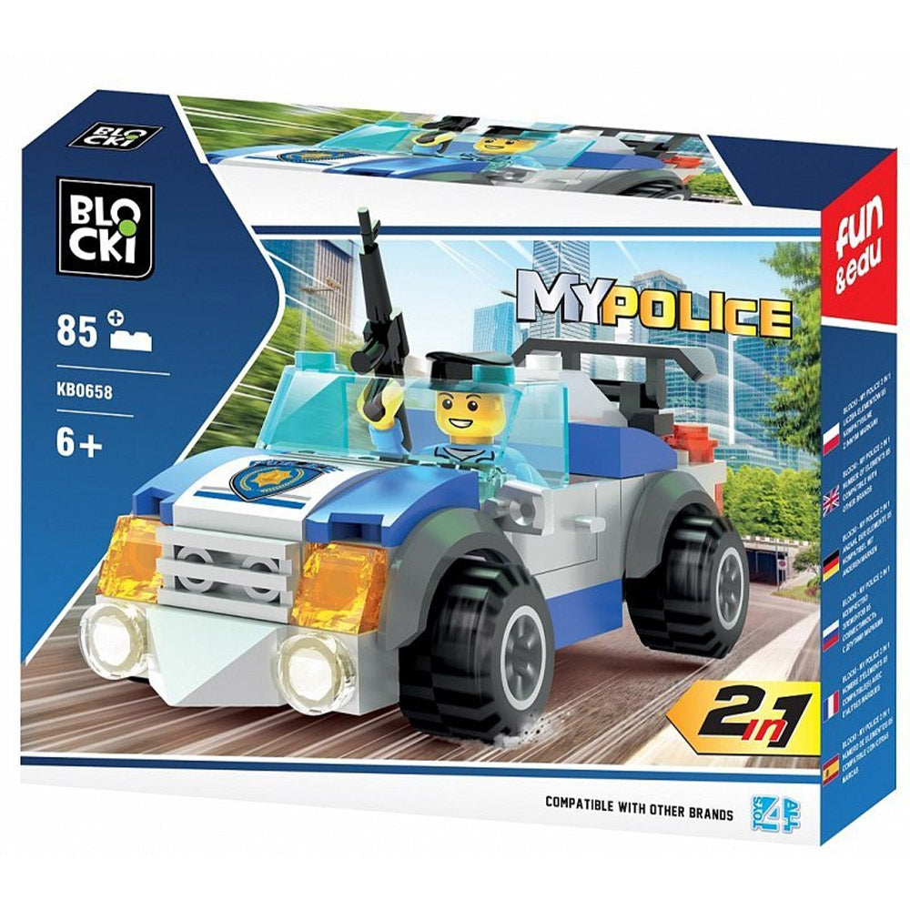 Blocki My Police, Masina de politie, 85 piese