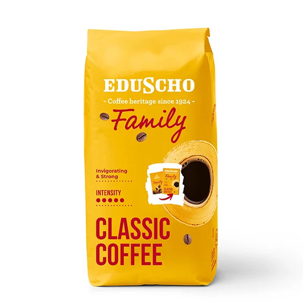 Pachet de cafea boabe Eduscho Family la 1kg