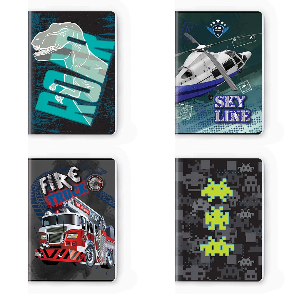 Caiet A4, 52 file AR, Premium, 75g, Boys Collection - S-COOL