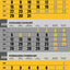 Calendar perete A3 CLASIC, Galben/Gri, Alb/Gri, 2026