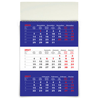 Calendar perete triptic 2027