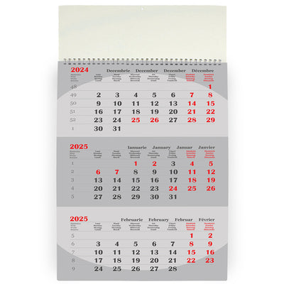 Calendar triptic de perete