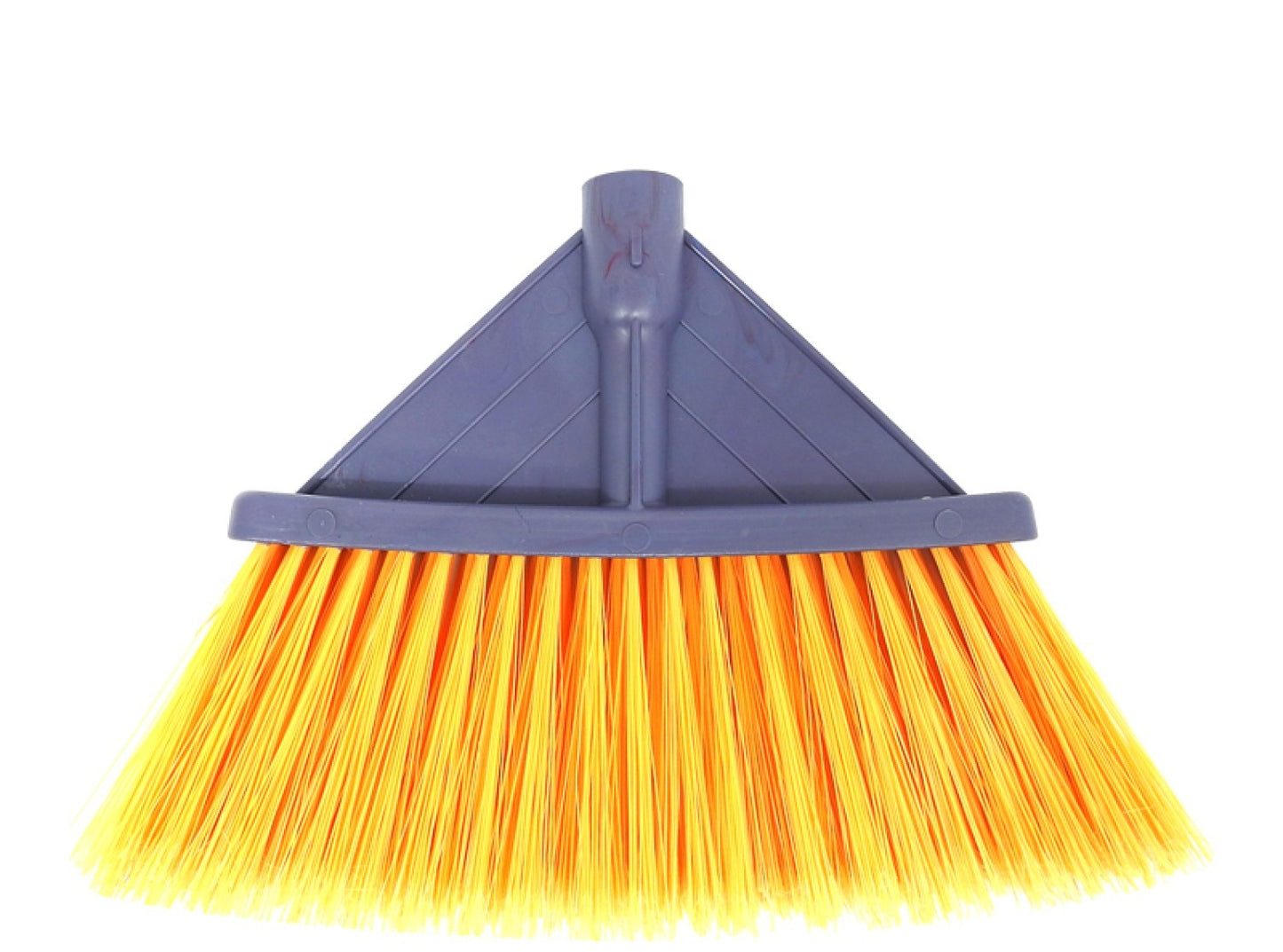 Cap de mătură model Europa cu fibre lungi și dese, culoare vibrantă, dotat cu filet conic pentru compatibilitate universală, ideal pentru interior și terase