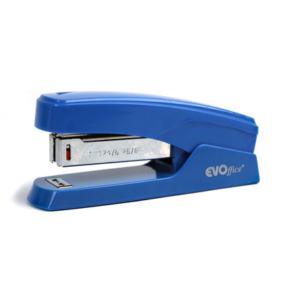 Capsator plastic mediu 24/6, 26/6 30 coli albastru EVOffice