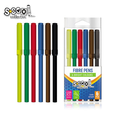 Carioca, 2mm, 6 cul/cutie PVC - S-COOL