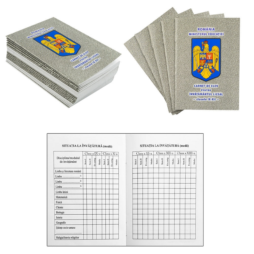 Carnet de elev clasele IX-XII - NEBO