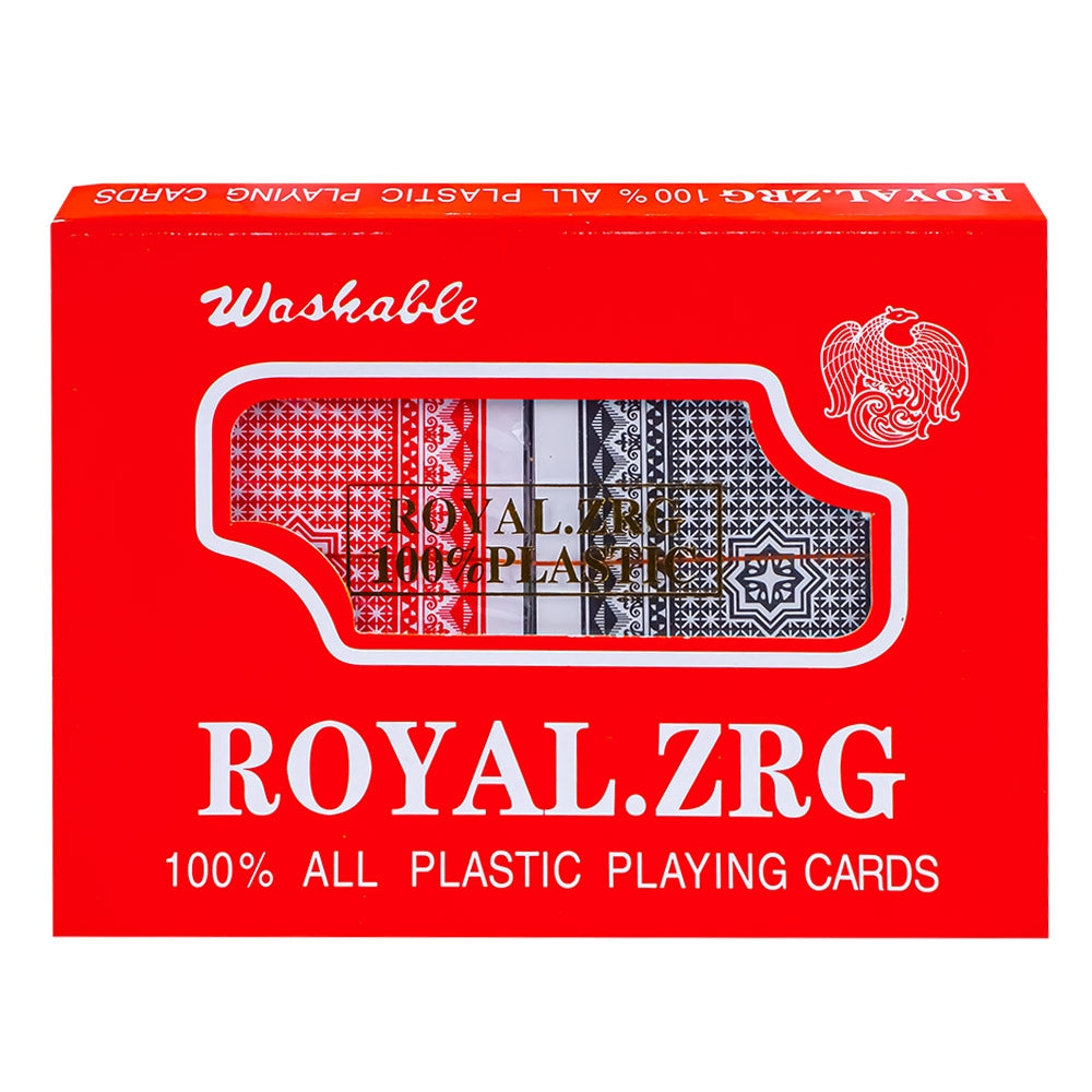 Carti de joc, din plastic, Royal - 2 set/cutie