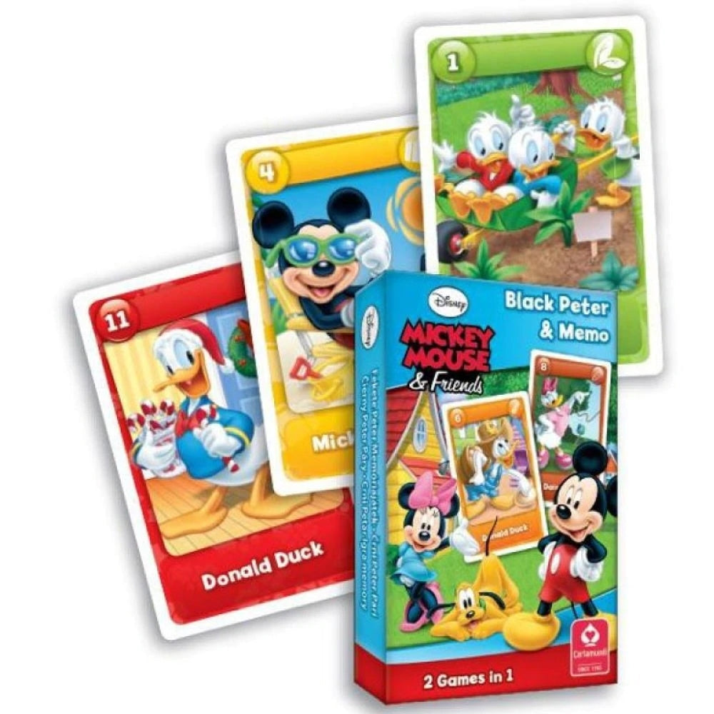 Carti de joc MICKEY, 2 in 1 - CARTAMUNDI