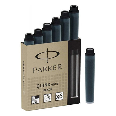 Set 6* Patron Mic Cerneala Neagra Parker