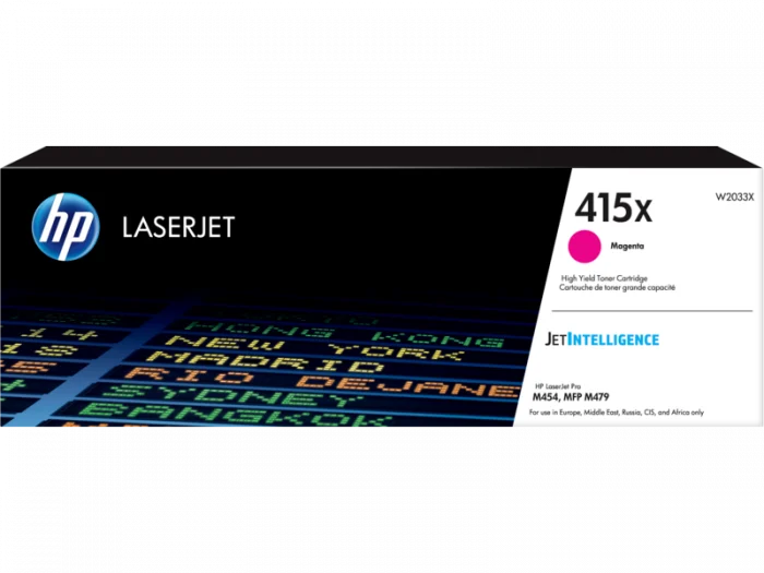 Toner Original HP 415X (W2033X) Magenta (roz), 6000 pagini