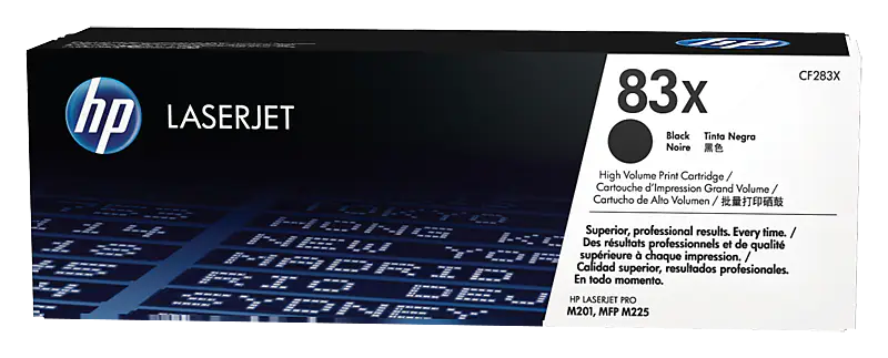 Toner HP 83X, (CF283X) negru (black), original, 2200 pagini