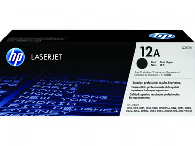 Toner HP 12A (Q2612A), negru (black), original, 2000 pagini