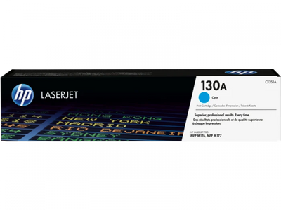 Toner HP 130A (CF351A) albastru (Cyan), Original, 1000 pagini