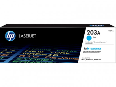 Toner HP 203A (CF541A), albastru (cyan), original, 1300 pagini