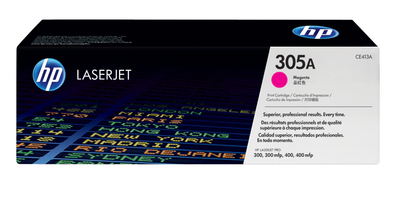Toner HP 305A (CE413A), magenta (roz), original, 2600 pagini