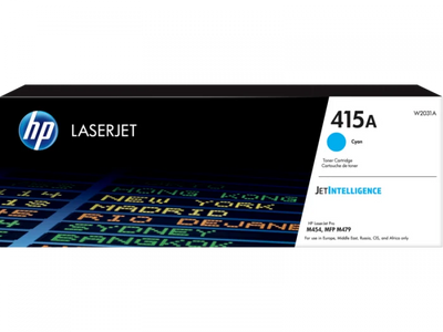 Toner HP 415A (W2031A), albastru (cyan), original, 2100 pagini