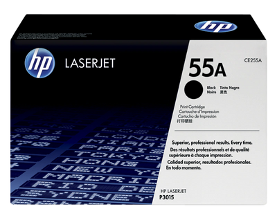 Toner HP 55A (CE255A), negru (black), original, 6000 pagini