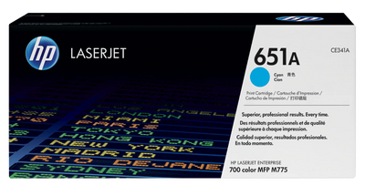 Toner HP 651A, albastru (cyan), original, 16.000 pagini (CE341A)