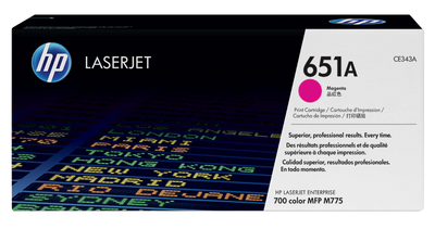 Toner HP 651A, (CE343A) magenta (roz), original, 16.000 pagini