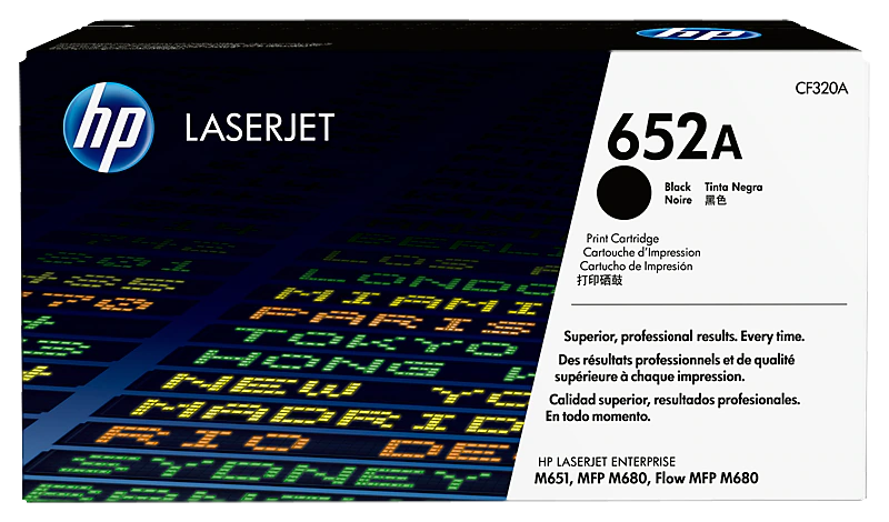 Toner HP 652A (CF320A), negru (black), original, 11.500 pagini