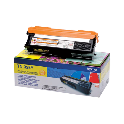 Toner Brother TN-328Y, galben (Yellow), original, 6000 pagini