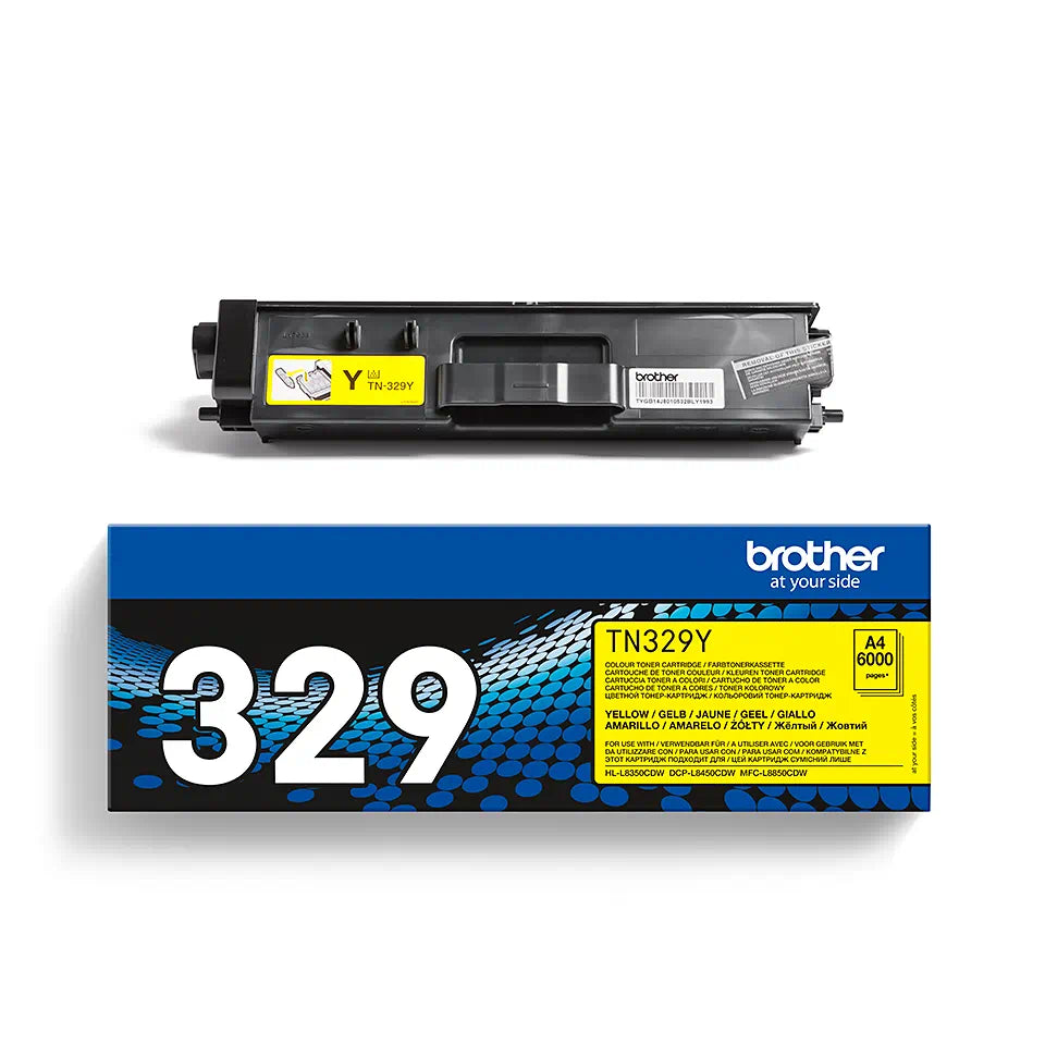 Toner Brother TN-329Y, galben (yellow), original, 6000 pagini