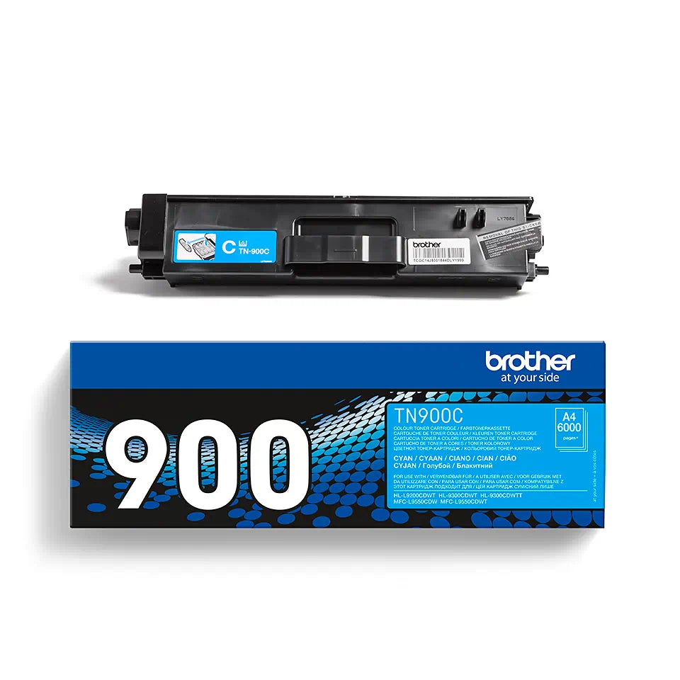 Toner Brother TN-900C, cyan (albastru), original, 6.000 pagini