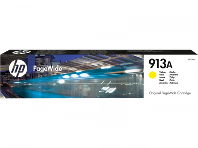 Cartus cerneala original HP 913A (F6T79AE) PageWide, galben (yellow), 3000 pagini