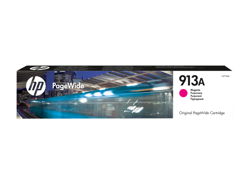 Cartus cerneala original HP 913A (F6T78AE) PageWide, roz (Magenta), 3000 pagini