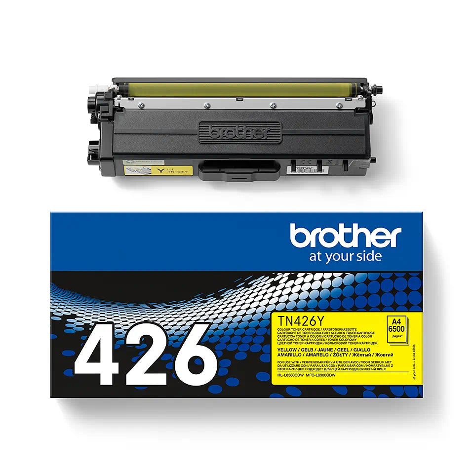 Toner Brother TN-426Y, galben (yellow), original, 6500 pagini