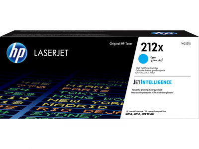 Toner HP 212X (W2121X), albastru (cyan), original, 10.000 pagini