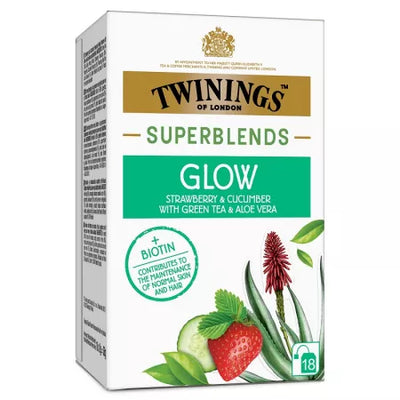 Ceai din plante Superblends Glow, Twinings, 18x2g