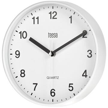 Ceas birou perete argintiu 20cm