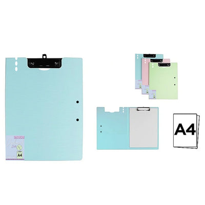 Clipboard A4, dublu, culori pastel - NEBO