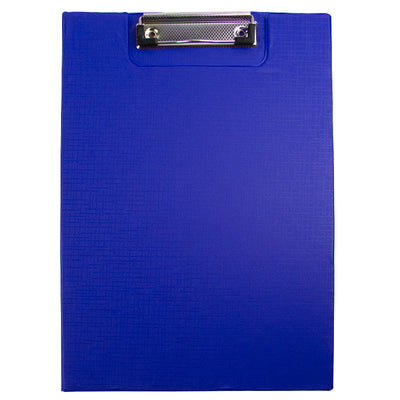 Clipboard carton plastifiat dublu albastru A4 EVOffice